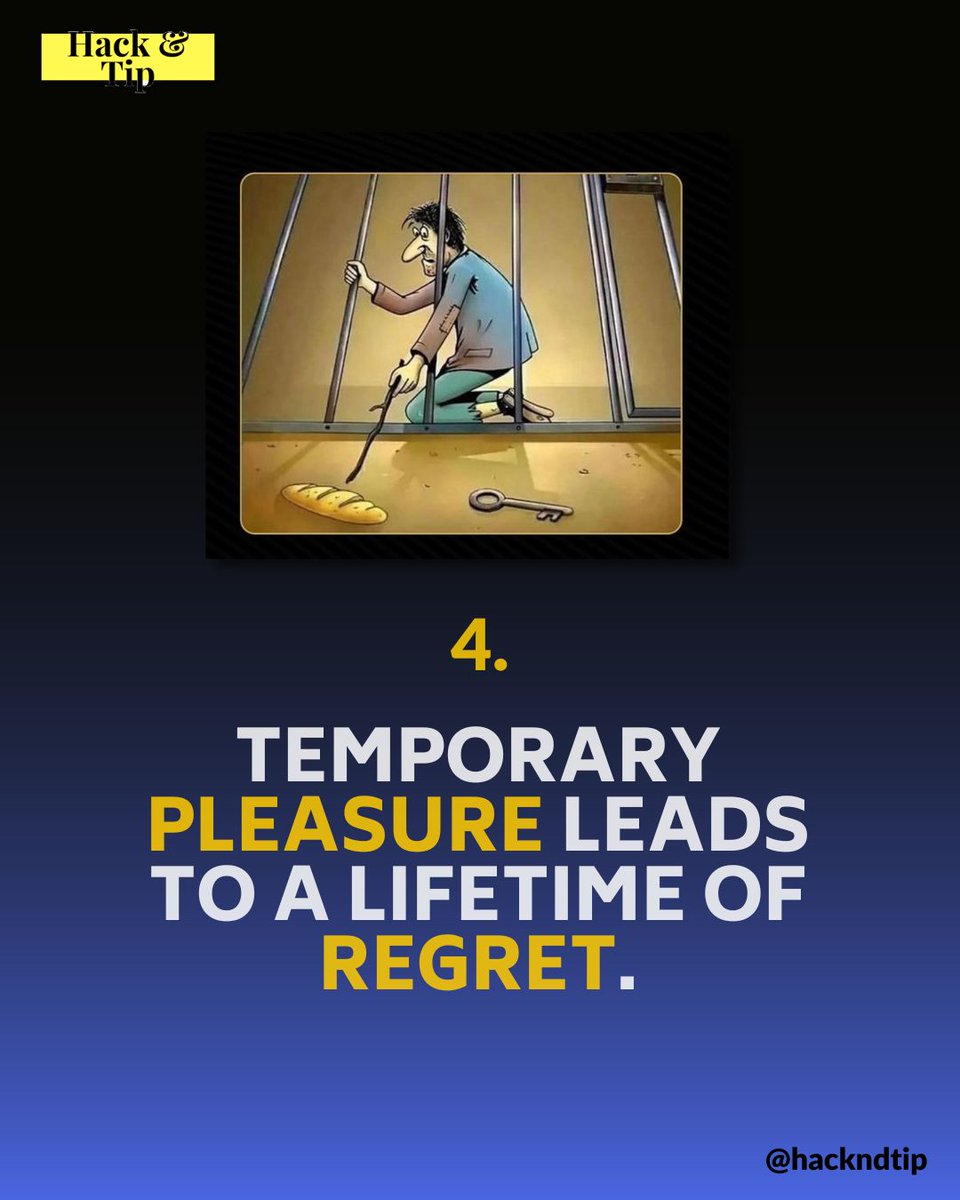 hackndtip's tweet image. These are very powerful images for you to think about 😳
Follow @hackndtip for more easy and handy tips 😊
#lifehacks #tipsandtricks #regret #thinking #resources #thoughts #perspective #life #health #wealth #mentalhealth #physicalhealth #financetips #money #mindset #success