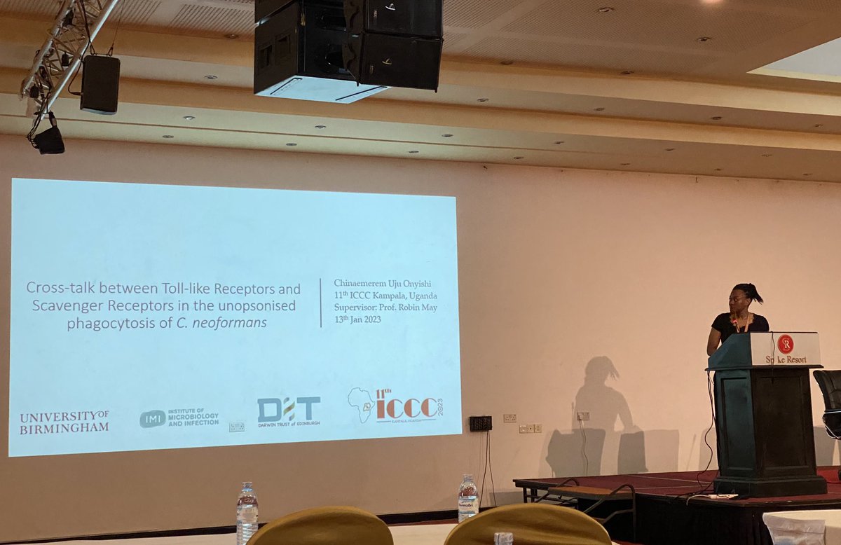 Simon Johnston (@johnstonlabs) on Twitter photo The enigma of the Cryptococcus phagocytic receptor unwrapped by Oju Onyishi and <a href="/RobinMay9/">Robin May - is now over on BLUESKY instead.</a> great talk and great story A fitting final talk to an outstanding meeting #ICCC2023 The enigma of the Cryptococcus phagocytic receptor unwrapped by Oju Onyishi and <a href="/RobinMay9/">Robin May - is now over on BLUESKY instead.</a> great talk and great story A fitting final talk to an outstanding meeting #ICCC2023