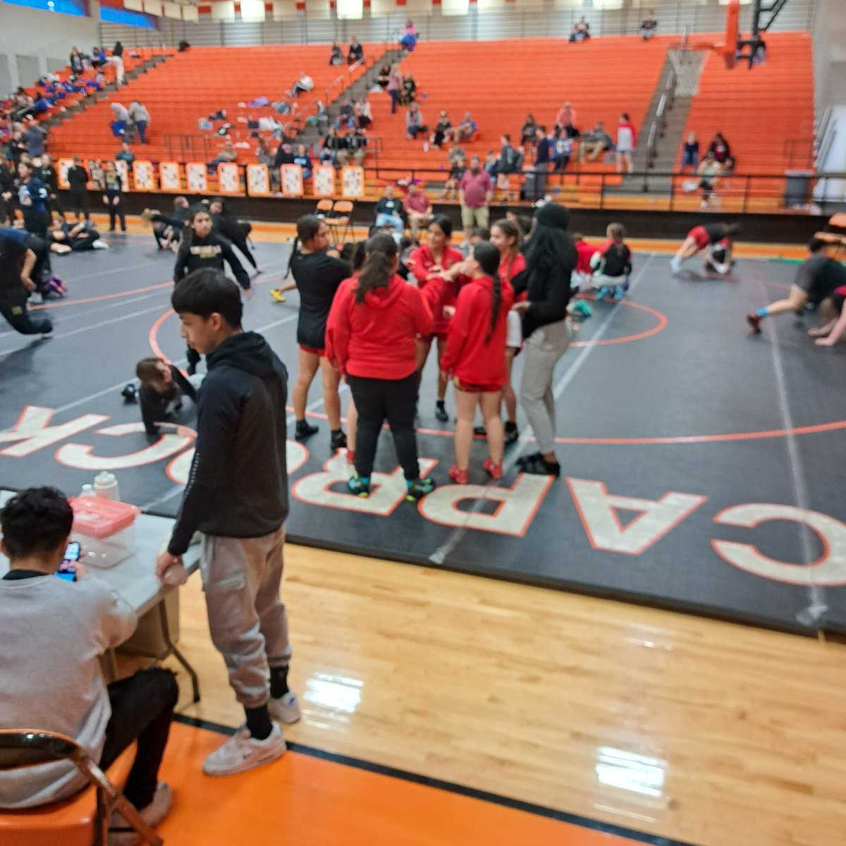 CStangWrestling's tweet photo. 22nd Lady Horn Tournament. Toughest in the state. #StangGang,#LeaveItAllOnTheMat,#LetRoll https://t.co/PIkKXW4zmx