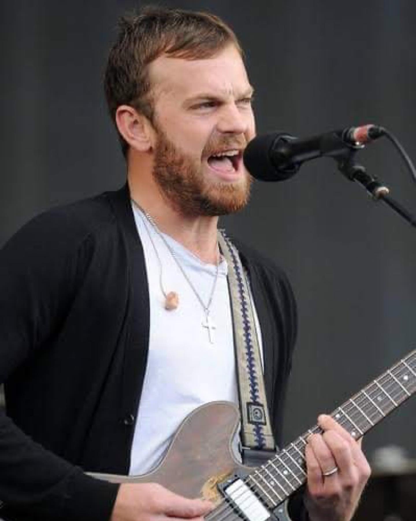 Happy Birthday to Caleb Followill of Kings Of Leon. 
(January 14, 1982). 