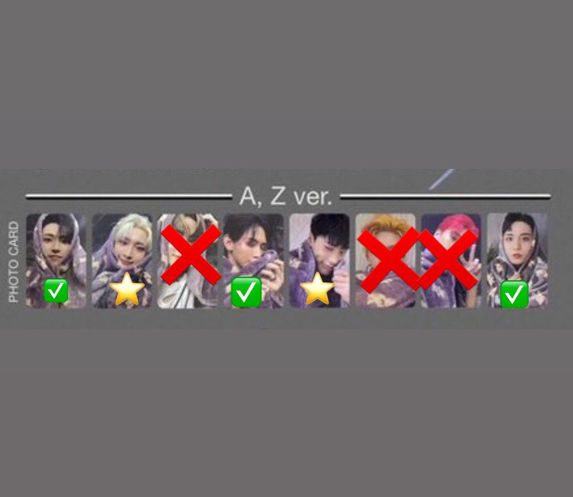 WTT ateez spin off from the witness photocards 

-does not have to be equivalent trade
-worldwide ok
have: first two pics 
want: 3rd &amp; 4th pic
⭐️=priority 
✅=want

ateez photocard trade