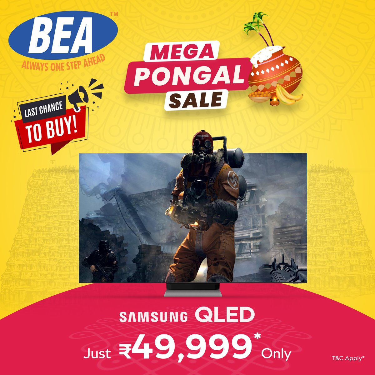 BEA Gives Never Before Price for Samsung QLED TV just ₹49,999* Only!

Add colors to your life with excellent with SAMSUNG QLED. 📺 

Check it out today!

💬:@ bot.bharathelectronics.in
📞:9842344323
WhatsApp linkto.contact/BEA-WhatsApp 

#BEA #Samsung #SamsungQLEDTV #QLED #Television