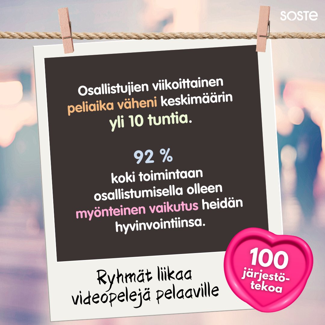 SOSTE10's tweet photo. #Digipelirajaton järjestää vertaisuuteen perustuvaa matalan kynnyksen tukea 18–29-vuotiaille. Toiminta on suunnattu videopelaajille, jotka kokevat pelaamisen aiheuttavan haittoja hyvinvointiinsa tai arkeensa. #100järjestötekoa #OnneksiOnJoku #vertaistuki @SospedFound https://t.co/3GKvEDLhAM