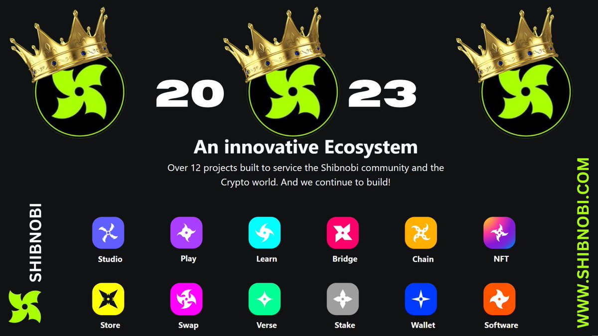 If you didn't get into $Shinja, please have a look at #Shibnobi. We've built 12 UTILITIES in just a year's span. 
📢 Currently, we are promoting a "30 DAYS NO TAX ON ALL BUYS" special. 🔥

#Shibnobi_Eco #Shinja