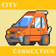 (╹◡╹) シティコネクション「クラリスカー」#ドット絵 #pixelart #シティコネクション 