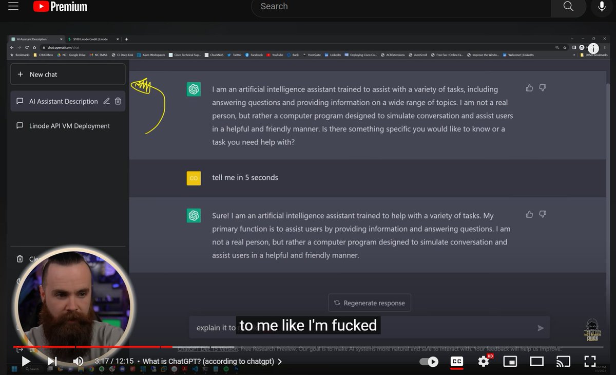 MitchWindoo's tweet photo. @NetworkChuck that YouTube auto Closed Caption is coming in clutch... /s 
"Explain it to me like I'm five" = this https://t.co/hUlaQEpZ1Q