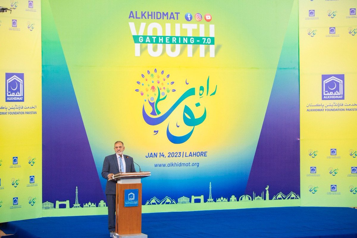 AlkhidmatOrg's tweet photo. Kick start at #Alkhidmat_YouthGathering today at Aiwan-e-Iqbal Lahore with welcome remarks of @mushtaqmangat Vice President @AlkhidmatOrg 
The energy and passion of our young members is inspiring. https://t.co/E81LSSq4XW