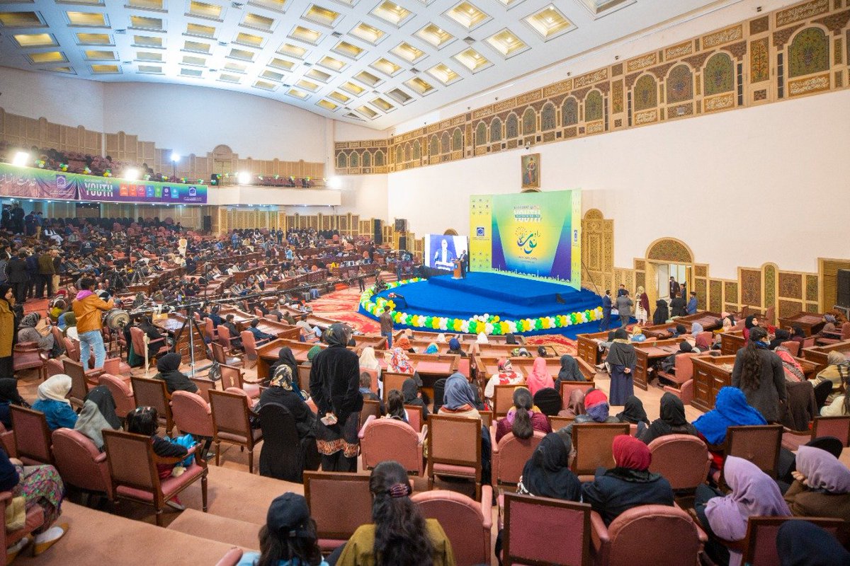 AlkhidmatOrg's tweet photo. Kick start at #Alkhidmat_YouthGathering today at Aiwan-e-Iqbal Lahore with welcome remarks of @mushtaqmangat Vice President @AlkhidmatOrg 
The energy and passion of our young members is inspiring. https://t.co/E81LSSq4XW
