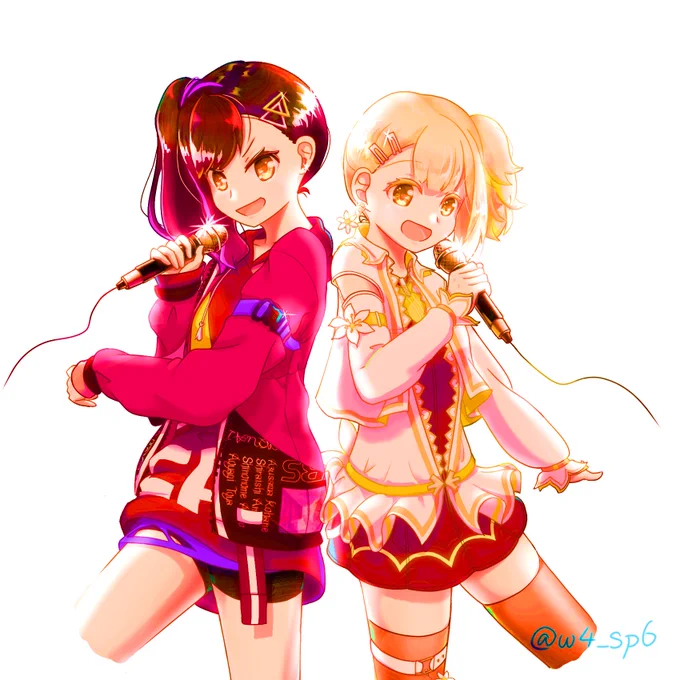 #絵を彩度100にすると超派手 こっちの方がかわいいのでは...? 