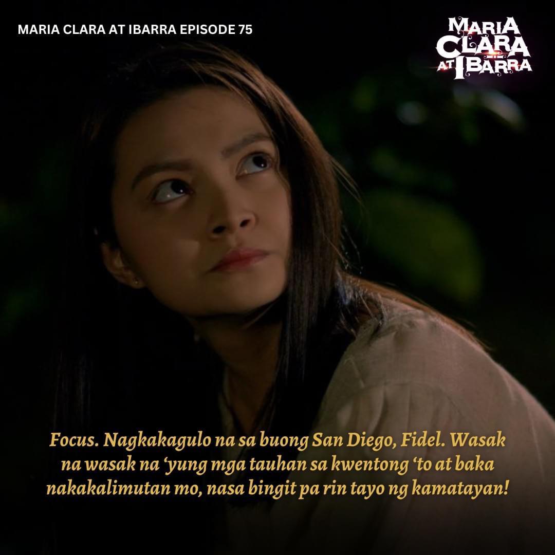 GMADrama's tweet photo. Isang mapanakit na Saturday raw sa inyo mula kina Klay at Fidel. 🥲 Walang magha-happy weekend!!!!! Lahat tayo iiyak!! Charot lang HAHAHA
#MariaClaraAtIbarra | Weeknights | 8:00 PM https://t.co/l8zeh7EijH
