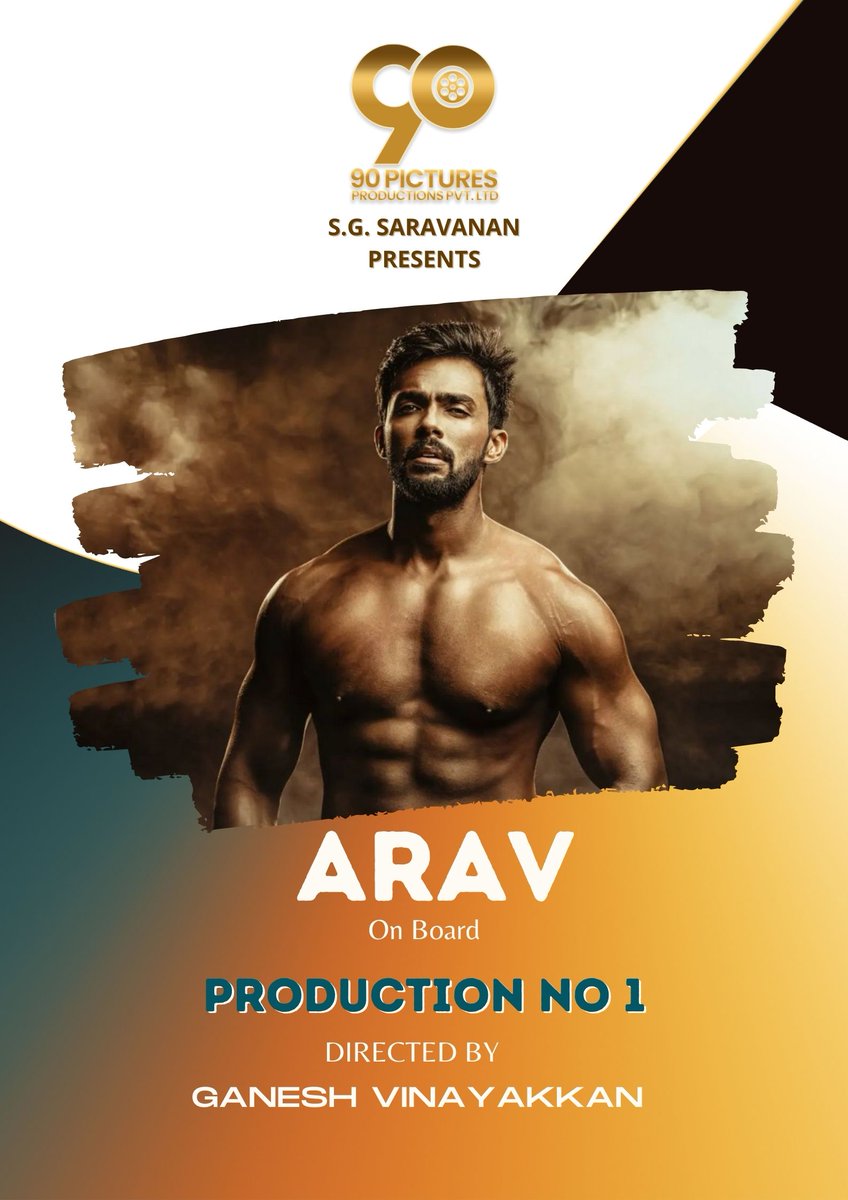 90_pictures's tweet photo. Happy to announce that @Aravoffl on board for Production no.1 of #90Picturesproductionpvt.ltd #S.G.Saravanan
directed by @ganeshvinayakan @mynnasukumar @artilayaraja @editorkishore @actionnoor @kumarleelavathi @actorramya  @baby_kritika @kaaliactor @onlynikil https://t.co/xqC8pvTcvK