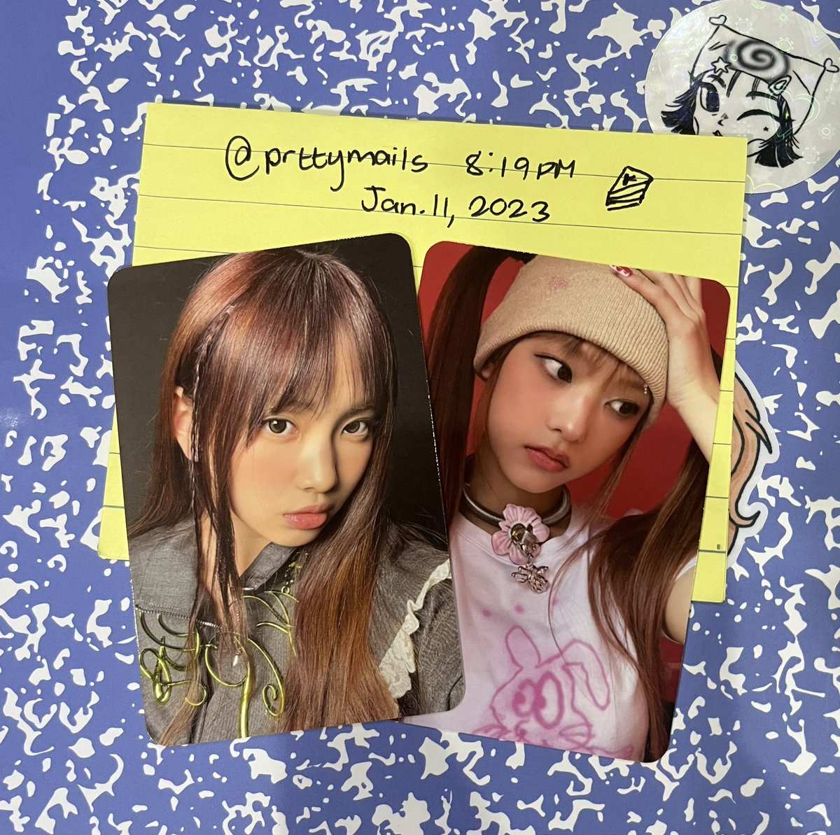 prttymails's tweet photo. ꔛ wts lfb ph ꔛ #prttykart
⤷ hyein , danielle , haerin pc
༊- || 300 set || pf n lsf || can also tingi ! 80 ea (will prio taking more/set)
༊- STBO
༊- rush selling
📦 : ggx || sco
🏷 : newjeans nwjns hyein danielle beanie omg weverse ver b and c haerin pigtails https://t.co/GKebCY29A4