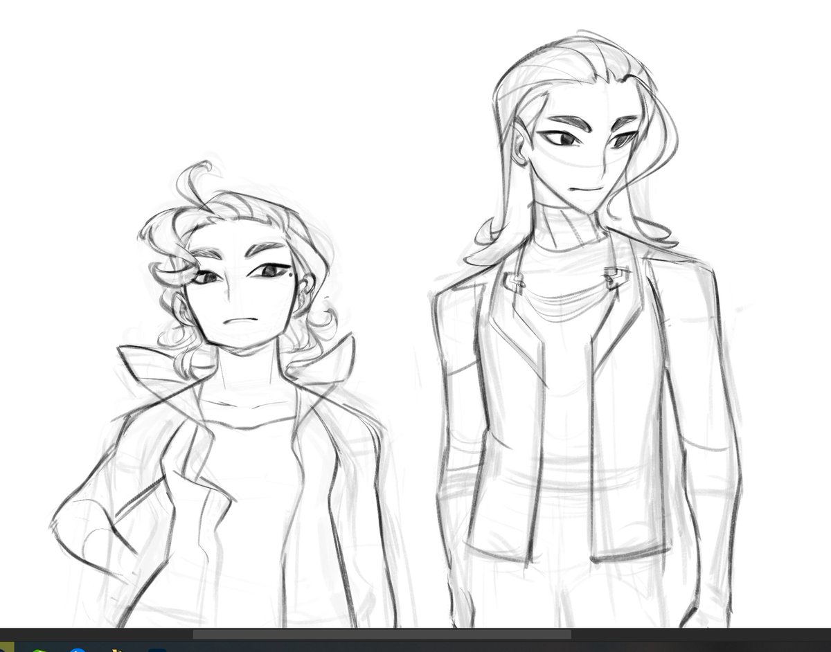 new oc ideas - siblings, antagonists, rich af. will hopefully flesh them out later 