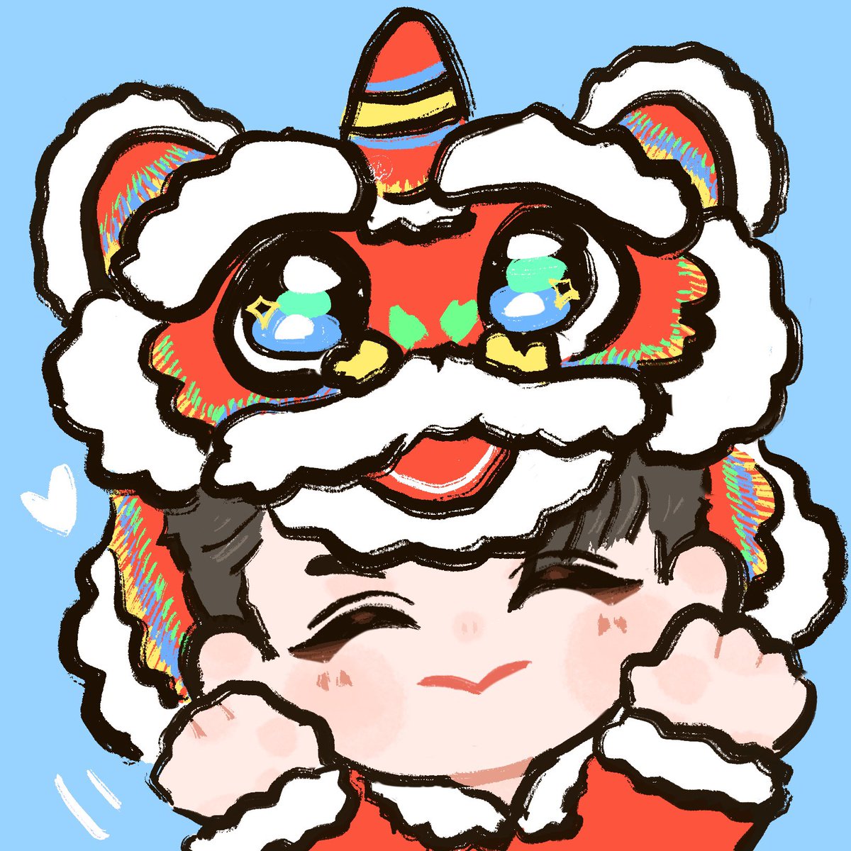 小年快乐呀！！！🎉
<a href="/JacksonWang852/">Jackson Wang</a> 💕
一组舞狮小头像～

#王嘉尔 #Jackson #JacksonWang #fanart #Jacksonfanart #王嘉爾 #잭슨 #TEAMWANG
