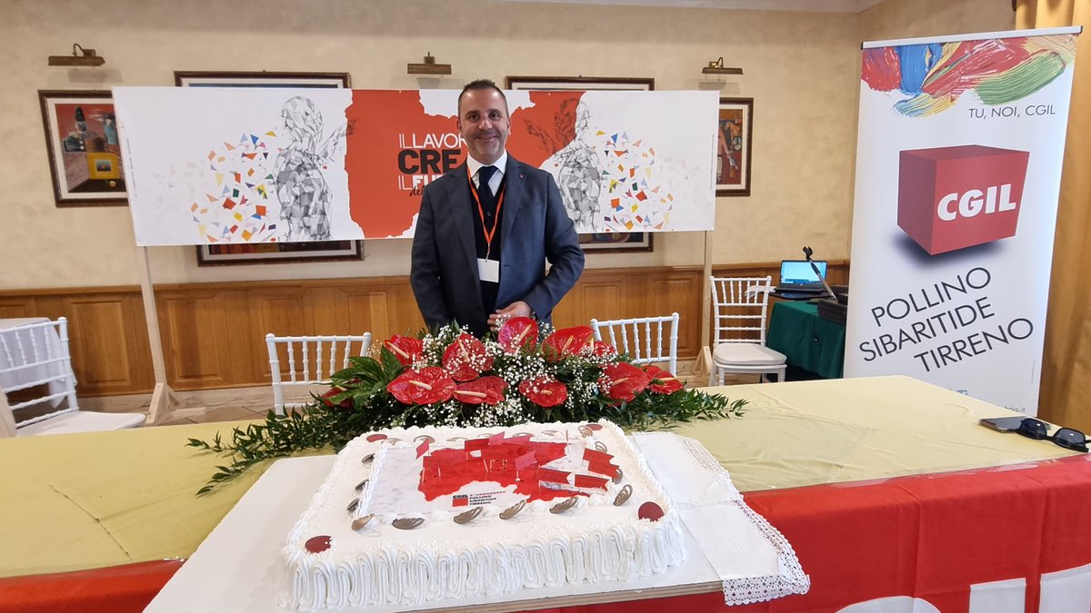 cgilpollino's tweet photo. @giuseppeguido78 confermato segretario generale @cgilpollino 

@CgilCalabria 
@cgilnazionale https://t.co/URWDSZhWMX