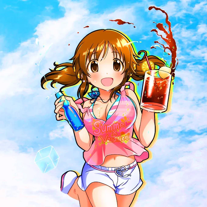 #絵を彩度100にすると超派手どうでしょう?(ドキドキ) 