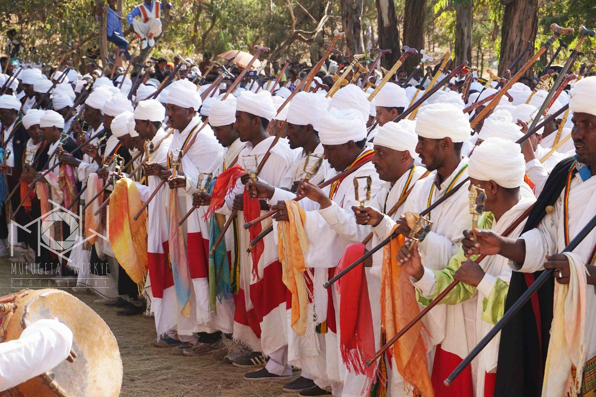 visitethiotours's tweet photo. "It is celebrated on January 19 (or 20 on Leap Year), corresponding to the 10th day of Terr following the Ethiopian calendar. Timkat celebrates the baptism of Jesus in the Jordan River. This festival is best known for its ritual reenactment of baptism.
#Missitnot #attendit https://t.co/RO8Ke8XL3G