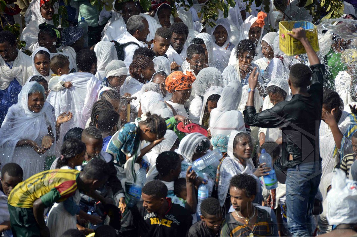 visitethiotours's tweet photo. "It is celebrated on January 19 (or 20 on Leap Year), corresponding to the 10th day of Terr following the Ethiopian calendar. Timkat celebrates the baptism of Jesus in the Jordan River. This festival is best known for its ritual reenactment of baptism.
#Missitnot #attendit https://t.co/RO8Ke8XL3G