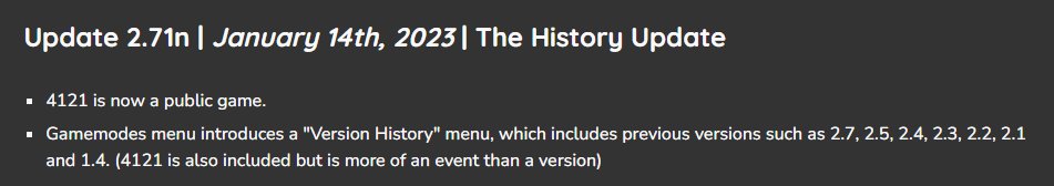 uglyburger0 on X: Roblox 3008 v2.71n has been released! Historic update.  4121 & more versions!  / X