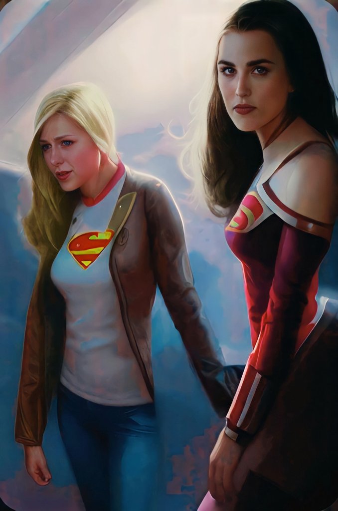 Kara and Lena on another adventure...
                  2023 - Kara commission

#Supercorp #SupercorpSequel