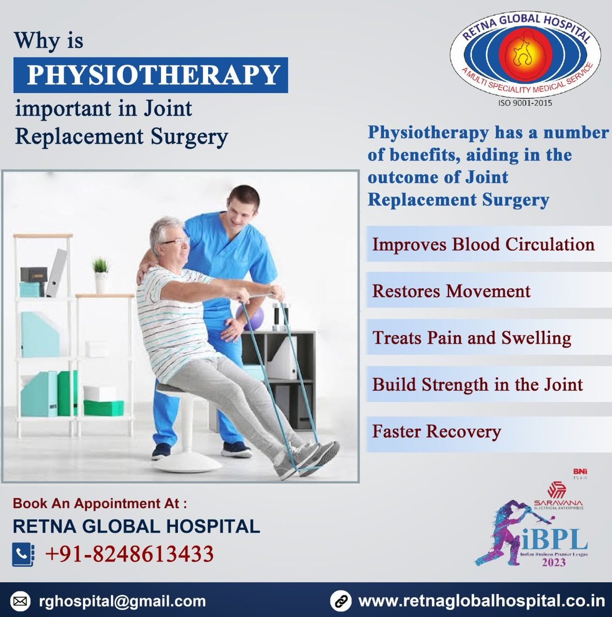 iBPLCricket's tweet photo. BNI Trichy Presents - iBPL Cricket 2023
Retna Global Hospital Trichy https://t.co/ovUhQLwyvA
