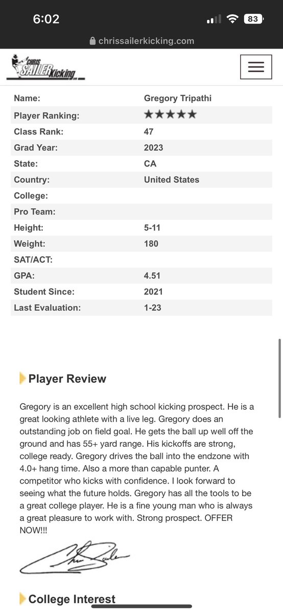 greggo_greg's tweet photo. Super excited to announce that I have officially received my 5th star!! 

@Chris_Sailer @FootballDphs @aj24vta https://t.co/CYxUtyFTo2