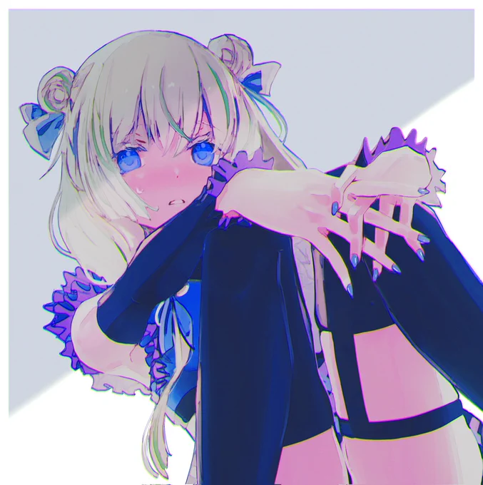 #絵を彩度100にすると超派手思ってたより悪くないー!? 