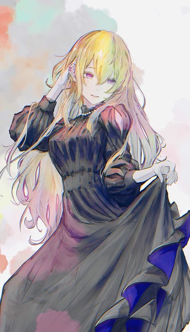 #絵を彩度100にすると超派手思ってたより悪くないー!? 