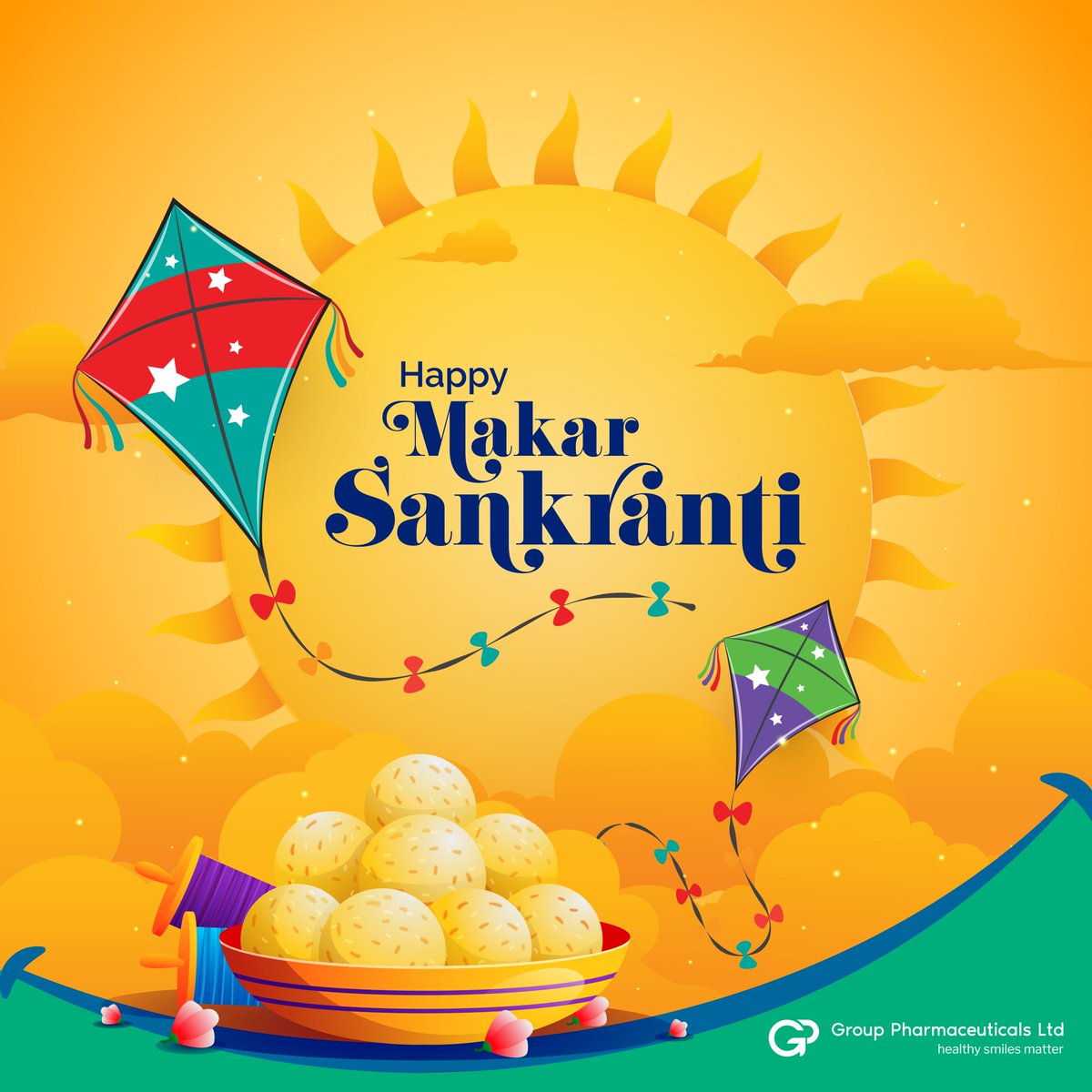 group_pharma's tweet photo. May this occasion mark the beginning of a new era of prosperity and overall well-being in your life. Happy Makar Sankranti to you & your loved ones.🥰🌾💐
#grouppharma #sankranti #Sankranti2023 #sankrantispecial #मकर_संक्रांति_विशेष #मकर_संक्रांति https://t.co/EJz5KZIXuX