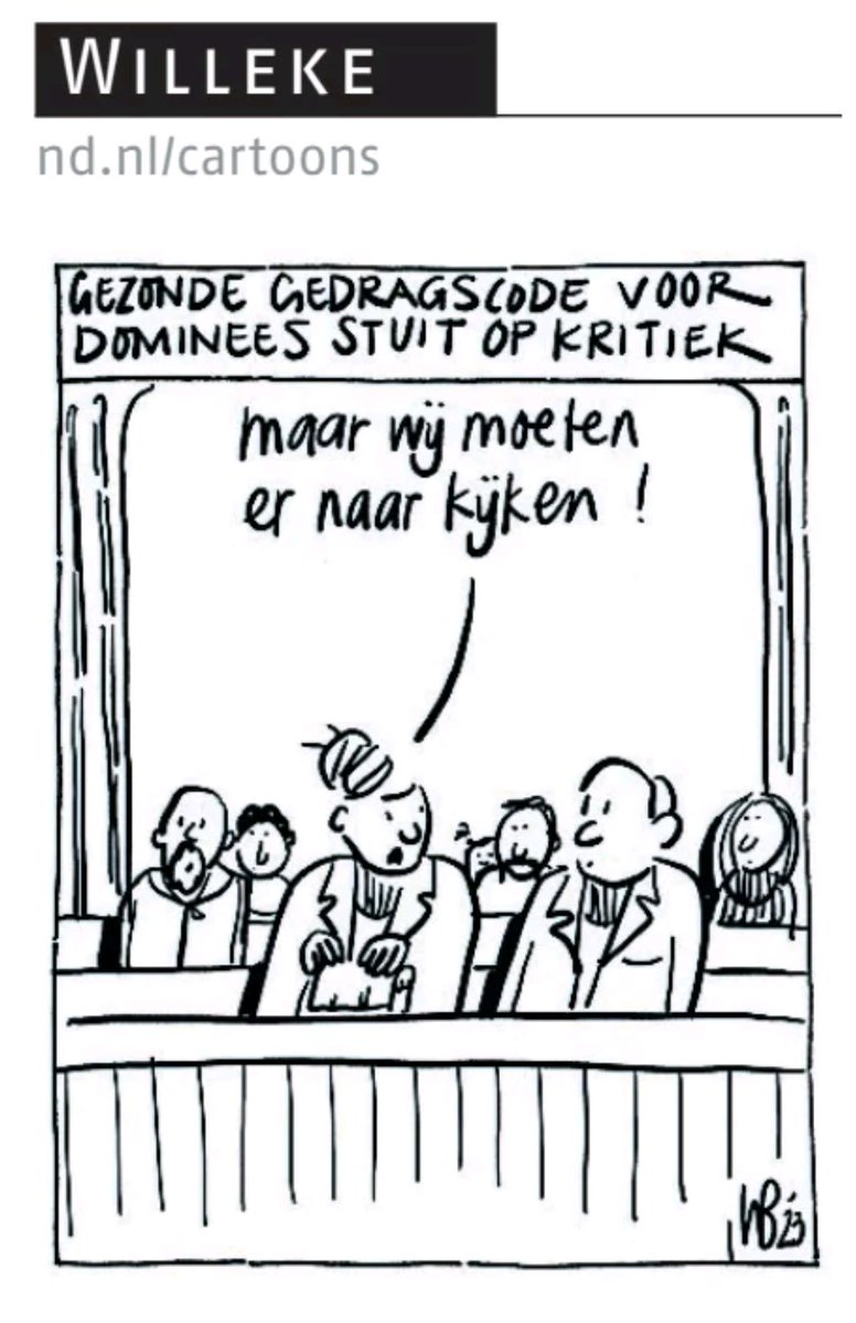Met <a href="/willekebrouwer/">willeke brouwer</a> even reflecteren op het meest opmerkelijke en meest bekritiseerde voorstel vrijdag tijdens synode <a href="/ngk_nl/">Nederlandse Gereformeerde Kerken</a>: een plan voor een gedragscode voor predikanten, met o.a. het voorschrift niet te roken, gezond te eten en voldoende te bewegen. #NDnl
