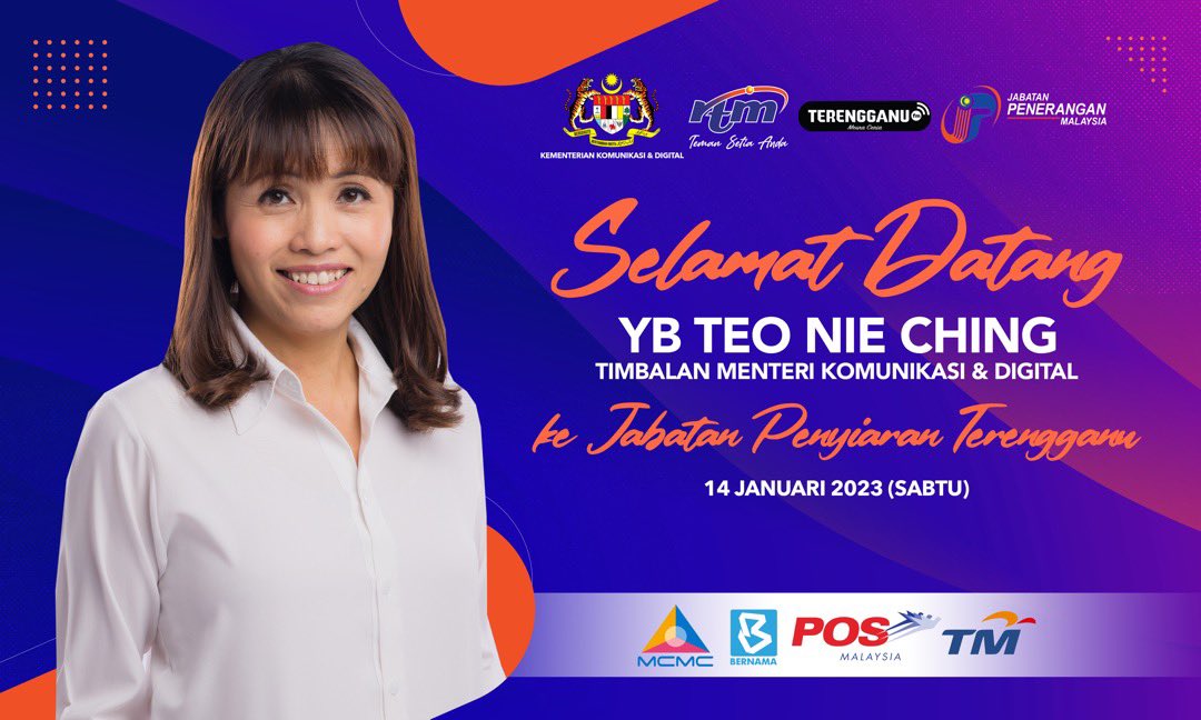 designyourbrand's tweet image. Welcome YB @TeoNieChing to Terengganu  🖤🤍🤝

#CommunicationDigital 
#DesignYourBrand