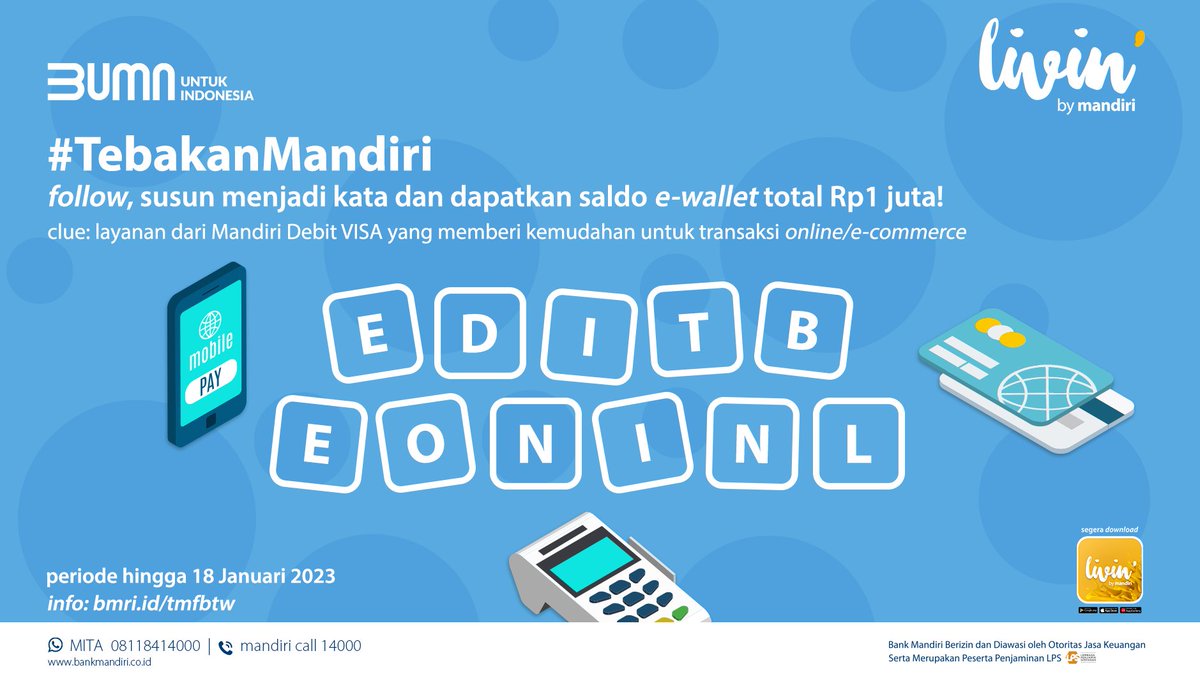 bank mandiri tweet media