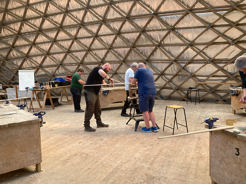 It is Just a Stick the making of a Longbow <a href="/BowDanesfield/">Bowmen of Danesfield</a> <a href="/WealddownMuseum/">Weald & Downland Living Museum</a> #Williton #Minehead #Taunton #Bridgewater bowmenofdanesfield.co.uk/it-is-just-a-s…