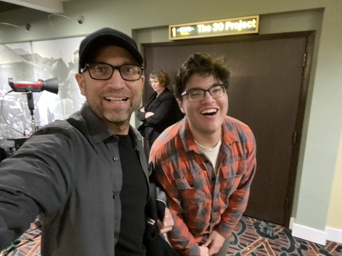 peterhartlaub's tweet photo. Left my flooding house to see my nephew @chrisjkam host a SOLD OUT screening of his mental health journey “The 30 Project.”

So proud of this dude. 

Thank you to the mighty @Benefield @NorthBayNews for getting the word out and helping Chris start this important dialogue. https://t.co/bMH2zRjhKC