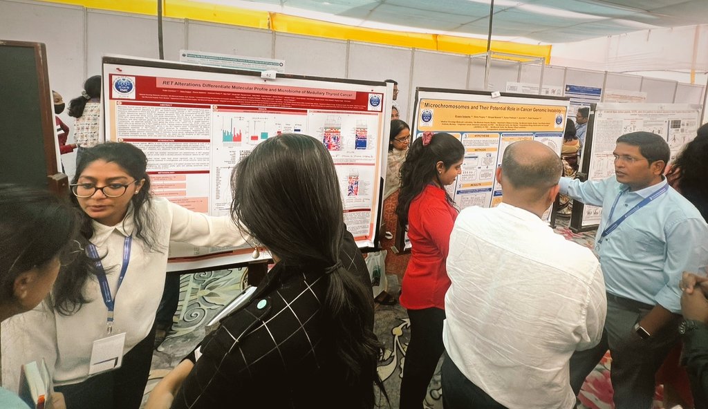 DISHAPOOJARY14's tweet photo. Gained an amazing opportunity and a wonderful experience presenting our research work for the first time at the great platform of IACR Conference. #IACR @ACTREC_TMC 
Thank you to my major motivator @PratikChandrani
Also grateful to my all time biggest supporter @ElveeraS28 https://t.co/ryN7HBeYRH