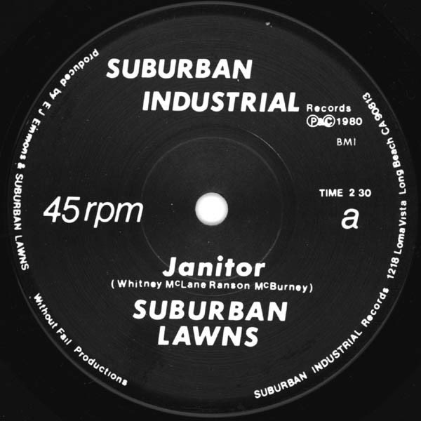 FemMusicLibrary's tweet photo. Oh yeaaaah !! #SuTissue (Sue McLane) ❤️🔥❤️🔥 Suburban Lawns, ‘Janitor’ 7inch US 1980, on Suburban Industrial. Gem!! https://t.co/zbrcXIEoQv