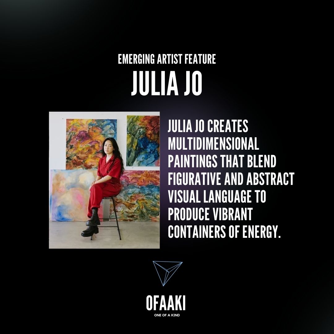 Ofaaki_Art's tweet photo. Julia Jo, a South Korean artist residing in Brooklyn, New York, creates compositions that alternate between figurative and abstract elements.
#OFAAKI https://t.co/5yr7a2AKDh