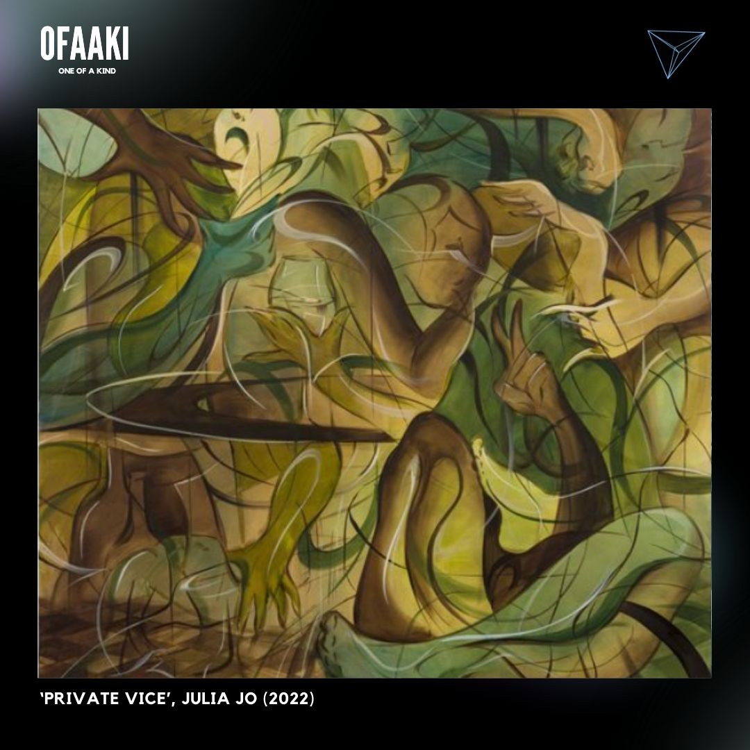 Ofaaki_Art's tweet photo. Julia Jo, a South Korean artist residing in Brooklyn, New York, creates compositions that alternate between figurative and abstract elements.
#OFAAKI https://t.co/5yr7a2AKDh