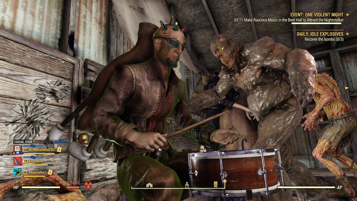 #Fallout76 #XboxShare #VirtualPhotography #XboxXSeries #Indiegamer #Indie #Fantasize #create #Fallout76camp #funSaturday 'We all deal with these creatures in game, in the sim.'😎🤘👍✨