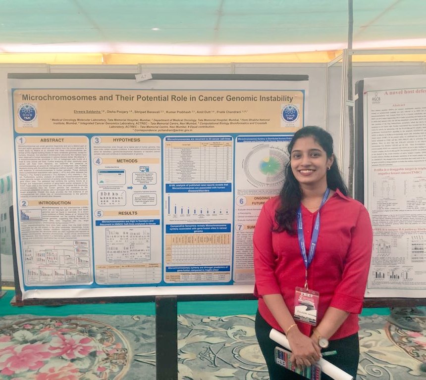 ElveeraS28's tweet photo. Delighted by the opportunity to represent my work at the 42nd Annual Conference of #IACR. This was a great learning experience as it was the first time. A major shoutout to my mentor and guide @PratikChandrani and to my colleague and supporter @DISHAPOOJARY14 https://t.co/drzMnDvSeJ