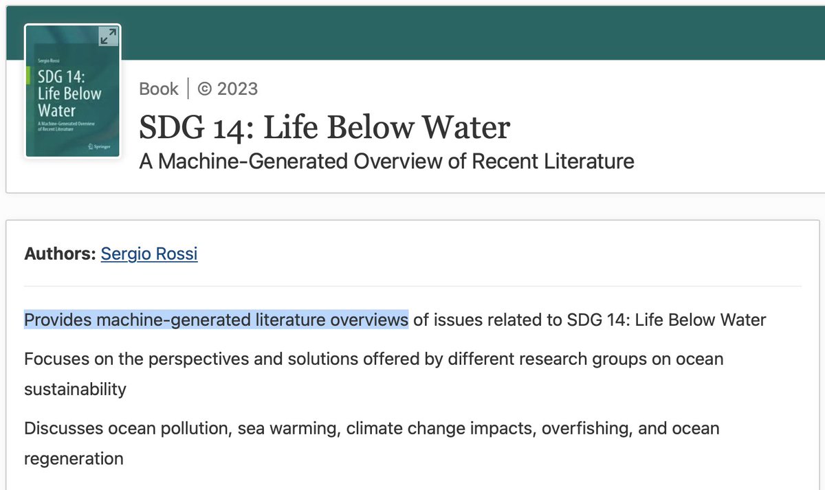 DavidBajnai's tweet photo. 😳Whoa, check out this screenshot of a scientific literature overview book generated by AI. Mind blown by the possibilities, but also a little uneasy 😬 https://t.co/eEKHwiaOSG