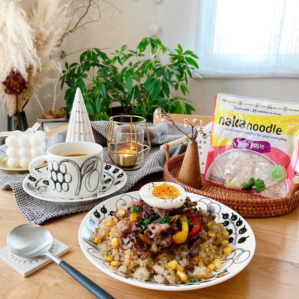 721Aymi's tweet photo. ナカキ食品株式会社さまの『ナカヌードル ライススタイル』を使ってチャーハンを作ってみました😋見た目はお米ですがこんにゃくライスなのでカロリーや糖質はしっかり抑えられます✨
#ナカヌードル　#ナカキライス #こんにゃくライス #糖質カット #ダイエット #コエタス #PR https://t.co/40CM4aiokL