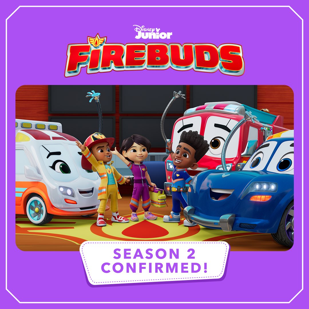 DeclanWhaley's tweet image. IT’S OFFICIAL!  Firebuds will be vroooooming back for Season 2!  I will be voicing Bo Bayani again alongside my awesome vroom-mate Flash and our friends!  Let’s roll Firebuds!!
#firebuds #letsroll #season2 
#voiceover @disneyjunior @disneyanimation @disneyplus @disneychannel