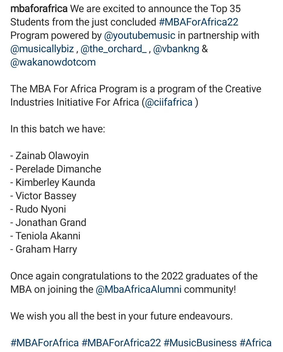 Kimofdiamonds's tweet photo. 2023!! Been topping classes since primary school &amp; it's never been easy, just worth it!

Thank you @mbaforafrica 🏆🏆🏆

Officially a dog with a bone with music, music education &amp; music business! Still learning but I'm dedicated to seeing results for myself &amp; others! 
💎🇲🇼 https://t.co/Rr6POHnVmE