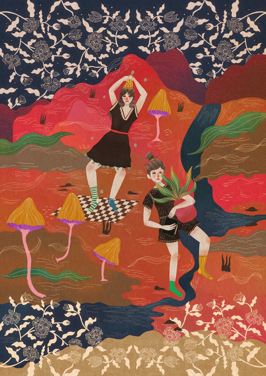 We just purchased “Unspoken Chaos” by Faten! <a href="/hellofaten/">Faten</a> expresses her unspoken words, unwritten thoughts and her love for lines and color through her works of art.