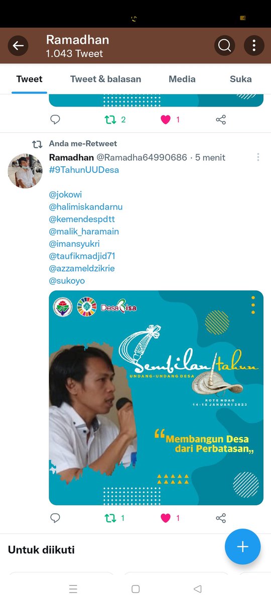 Ramadha64990686's tweet photo. #9TahunUUDesa
#TPPDharmasraya
@jokowi
@halimiskandarnu
@Kemendespdtt
@malik_haramain
@imansyukri
@taufikmadjid71
@yusradaridesa
@azzameldzikrie
@tppkemendes https://t.co/f4EB0hbFlC