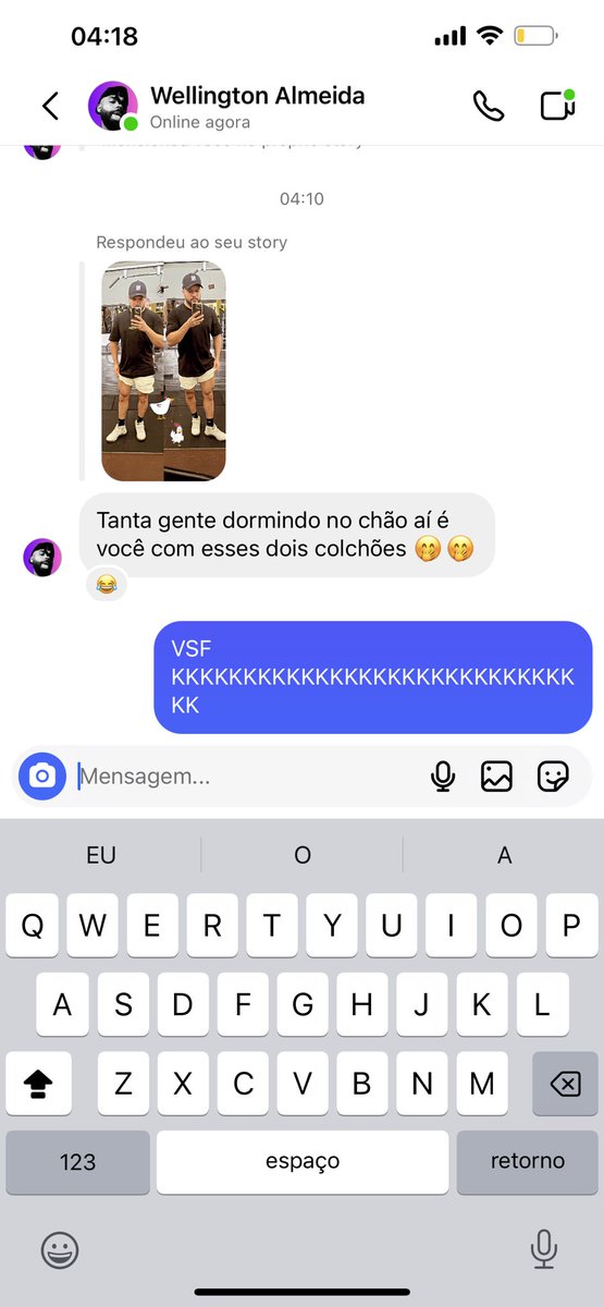 FelipeVadaO's tweet photo. Mano, olha esse @_Griilo kkkkkkkkkkk https://t.co/M9jiqmLpam