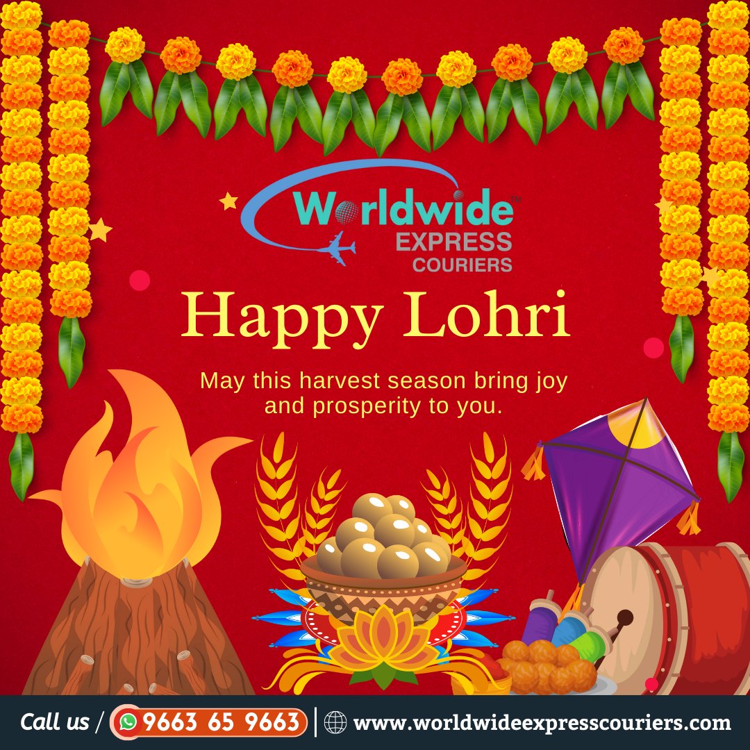 WWEC_INDIA's tweet photo. May the fire of Lohri burn all your sorrows and bring you joy and happiness.

#lohri #happylohri #lohricelebration #lohri2023 #lohrifestival #worldwideexpresscouriers #wwec_india https://t.co/BA3dXjnwmT