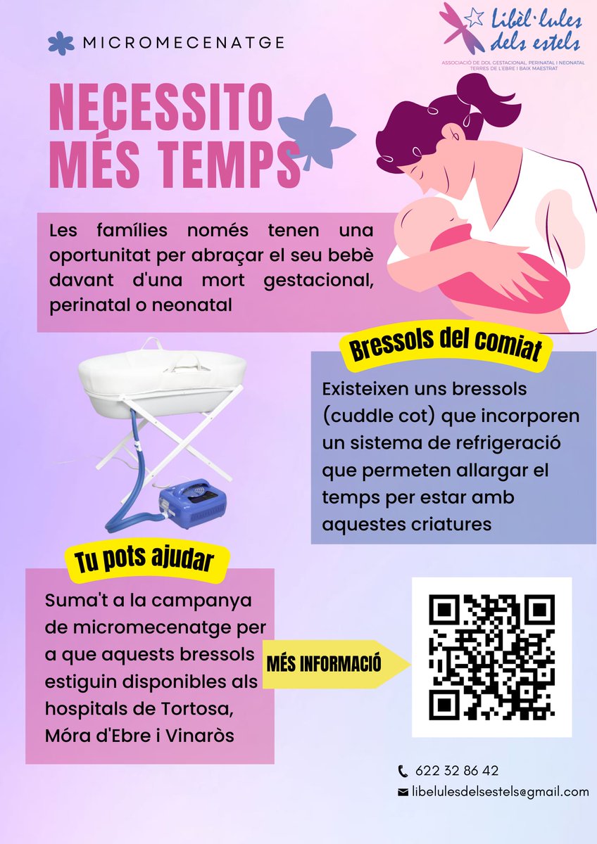 Una persona molt propera m'ha demanat que faci difussió.
Vaig ser testimoni del seu dolor.

Ella és un exemple de resiliència i em fa pensar en la importància dels professionals de salut en situacions de crisi.