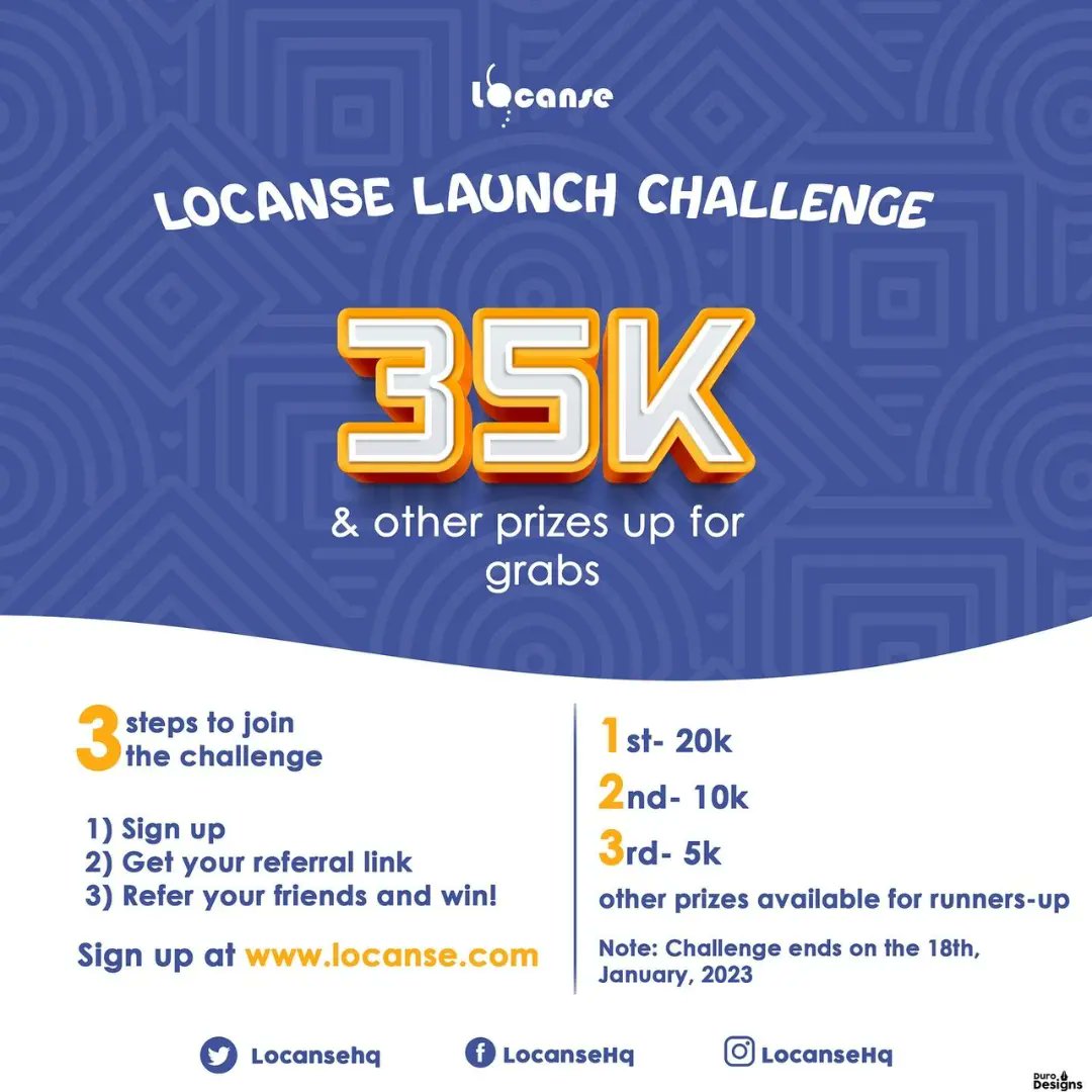 LocanseHQ's tweet photo. The D-day is so near, with only 4 days remaining. The challenge is still ongoing and ends on the day of the launch, so don't sleep on it. https://t.co/pjE0kVk5wc